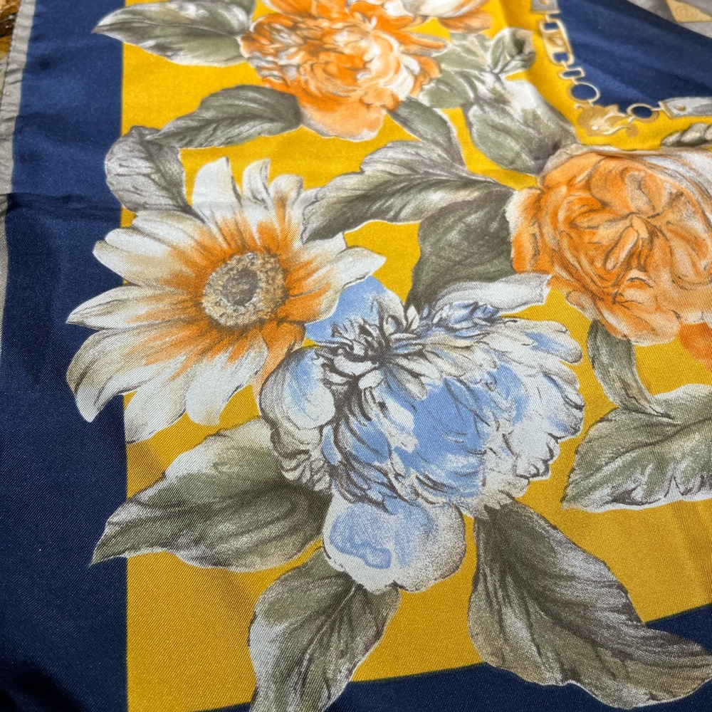 100% Silk Renoma Scarf Made in Italy